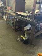 Industrial Work Bench with contents