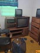Chest Of Drawers, Entertainmetn Center, (3) Televisions, Bookshelf, Toybox & More