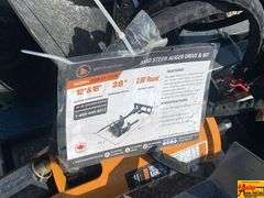 Wolverine Skid Steer Auger Drive & Bit, Model ADB-13-1218R