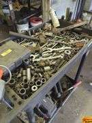 Rolling Mechanic's Tool Cart with Assorted Tools