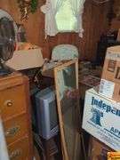 Contents Of Room:  Bookshelves, Cedar Chest, Vases, Lamps, Figurines, Air Hockey Table, Chest Of Drawers & Miscellaenous