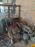 John Deere 318 Riding Lawn Mower, Push Mower & Mini 4-Wheeler