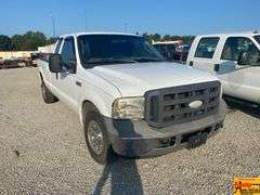 2005 Ford F-250 XL Super Duty Pick Up Truck; 262,773 Miles; VIN 1FTSX20505ED23146.  See video.
