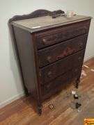 Vintage Chest Of Drawers, Jewelry Armoire, Night Stand & Side Chair