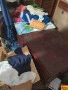 Contents Of Room:  Bookshelves, Cedar Chest, Vases, Lamps, Figurines, Air Hockey Table, Chest Of Drawers & Miscellaenous