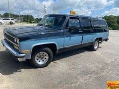 1990 Chevrolet 1500 Silverado V-8 350 Suburban With 1 Owner; low miles of 66,586; Very well maintained.  Currently not on site but will be August 4th.