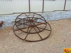 (2) Large Metal Wheels