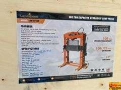 Land Honor 100-Ton Capacity Hydraulic Shop Press, Model LHR-SP100