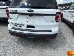2018 Ford Explorer Police Interceptor; 101,342; VIN 1FM5K8AR9JGB20203 (021953).  IMPORTANT:  Only municipal purchasing agents may bid.  Please call our office at (256) 420-4454 to be approved.  See video.