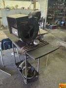 Industrial Blower Fan on Rolling Cart