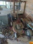 John Deere 318 Riding Lawn Mower, Push Mower & Mini 4-Wheeler