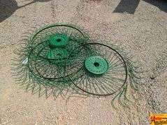 (4) Hay Rake Wheels