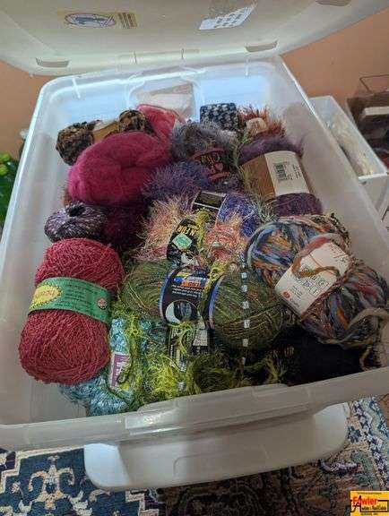 2 Crates of Yarn image