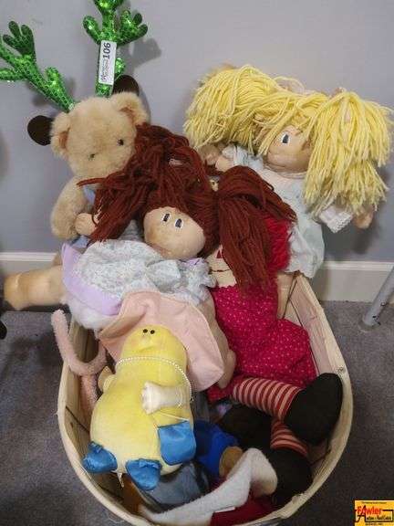 Mixed Lot of Dolls and Plush Toys image