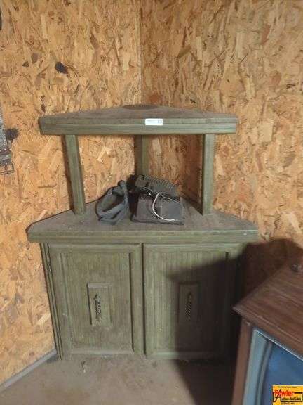 Repurposed Corner Entertainment Center image