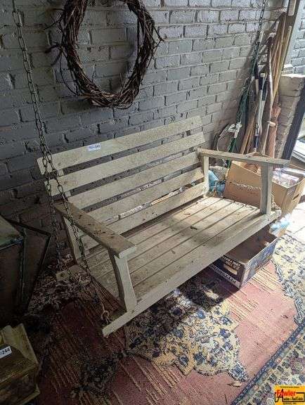 Wood Porch Swing image