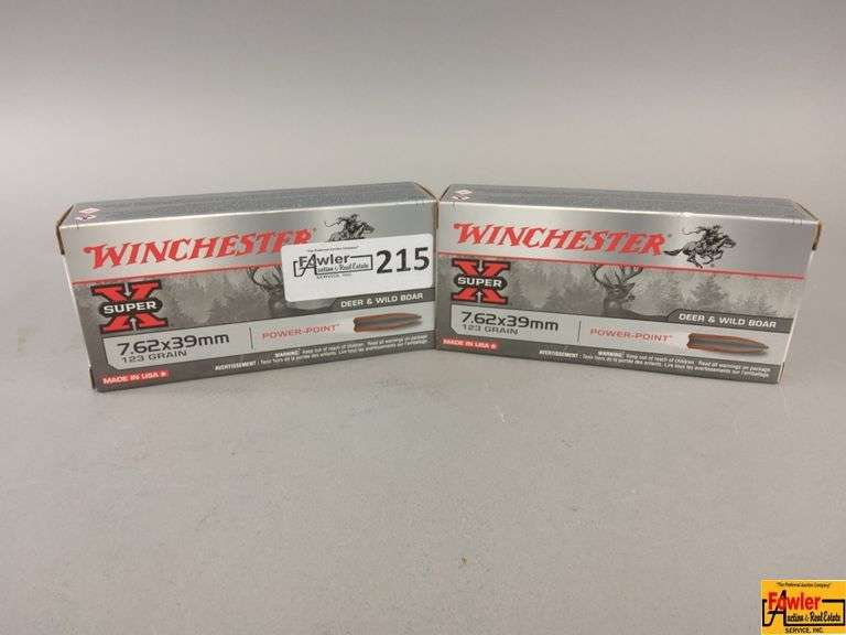 2 Boxes ofWinchester Power Point 7.62x39 image