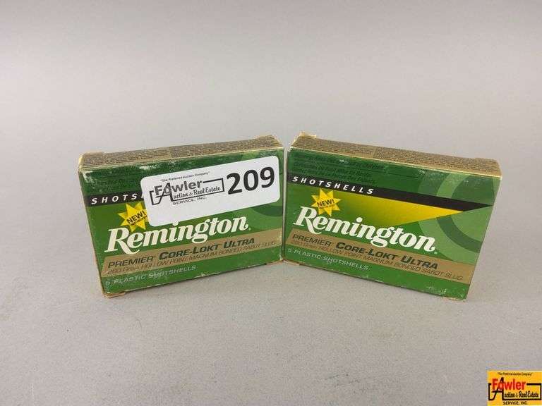 2 Boxes of Remington 20 Ga. Core-Lokt Ultra Sabot Slug 260 gr weight image