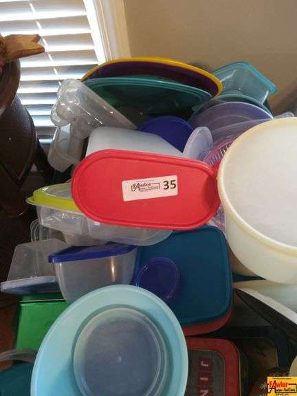 Large Assortment of Food Storage Containers image