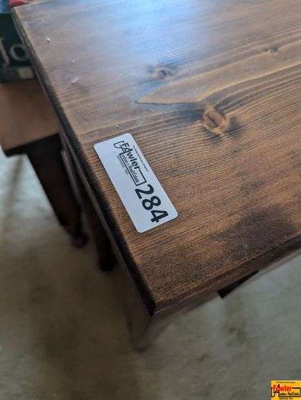 Wooden Entryway Table image