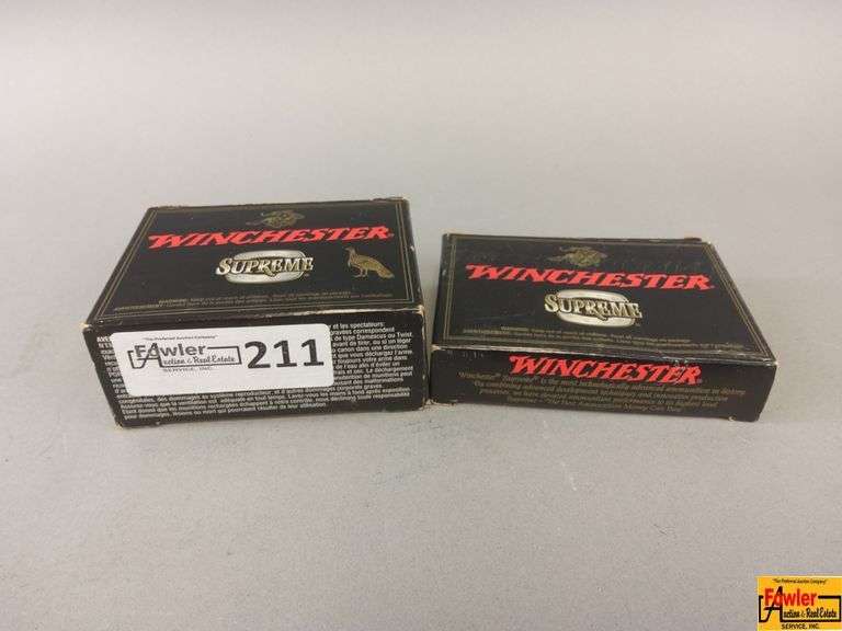 Winchester 12 Ga. (1 Box Double X Magnum Turkey Load 6 Shot & 1 Box Hi-Velocity Buckshot Load 00 Buck 15 Pellets) image