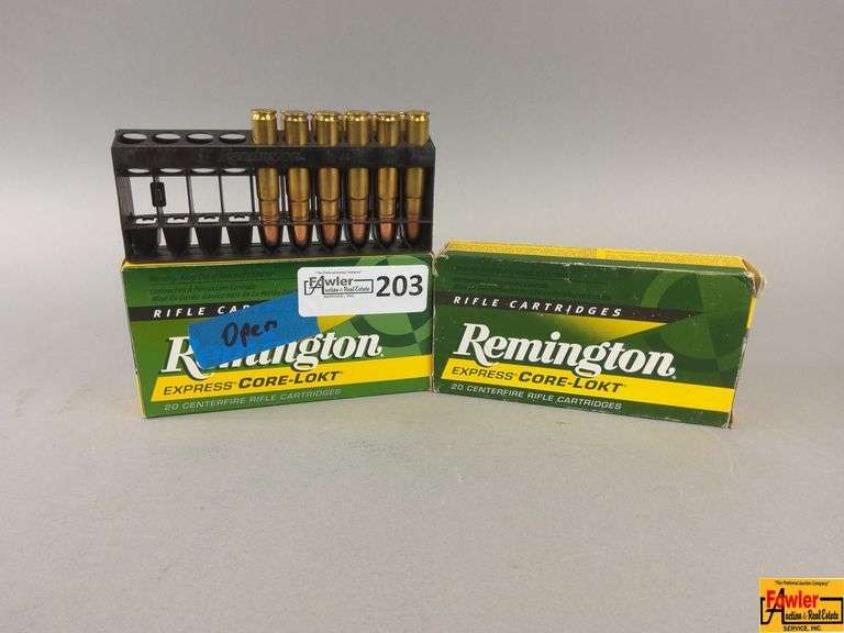 2 Boxes of Remington Express Core-Lokt 35 Rem. (1 not full box) image