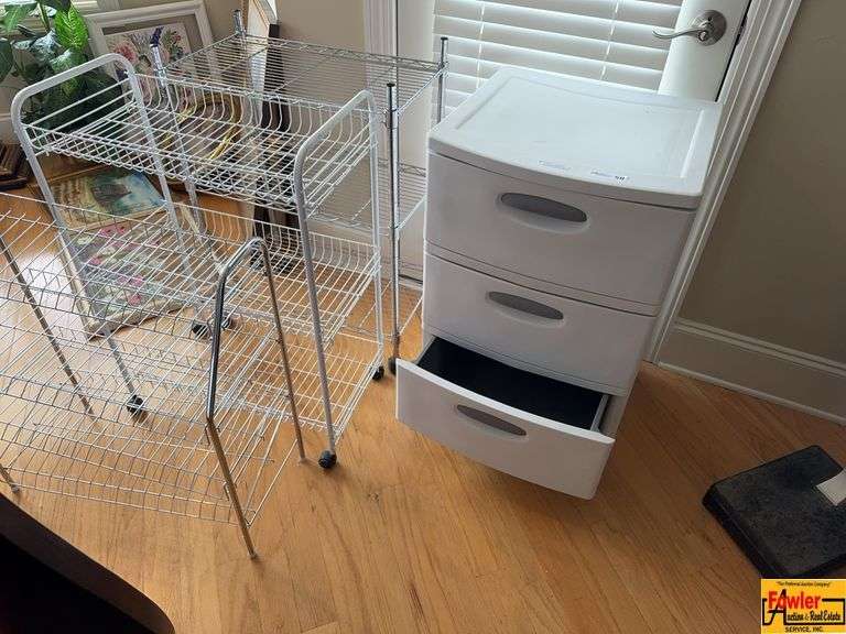 3-Drawer Cabinet & Wire Racks image