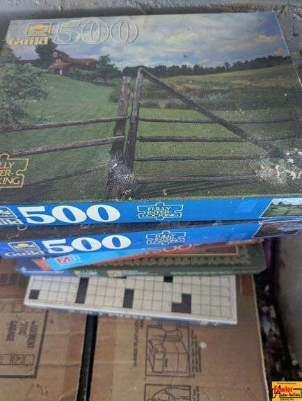Box Of Jigsaw Puzzles image