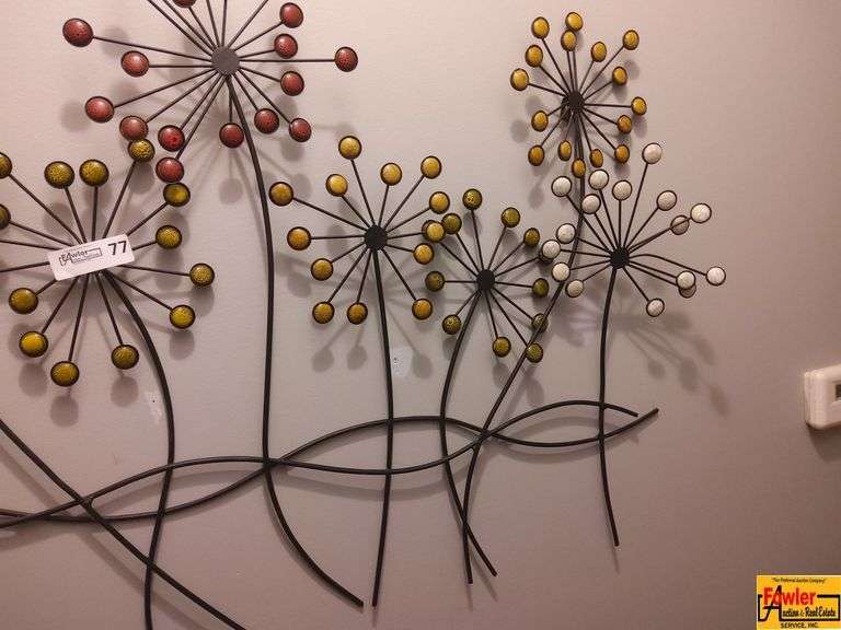 Metal "Dandelion" Wall Art image