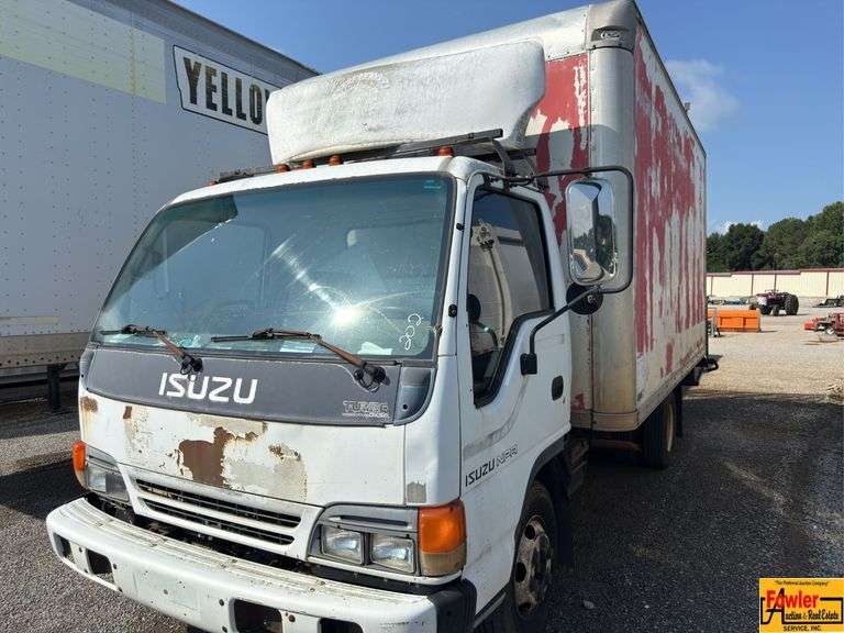 1997 Isuzu NPR Box Truck; 235,791 Miles; VIN JALB4B1KXV7001291.  See video. image