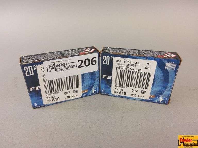 2 Boxes of Federal 20 Ga. Power Shok 20 Pellet Buckshot image