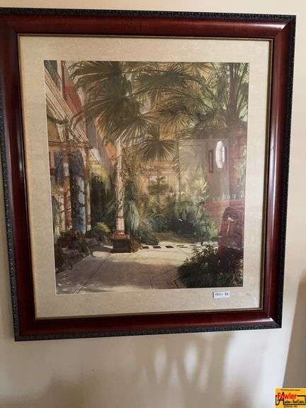 Framed Botanical Atrium Print image