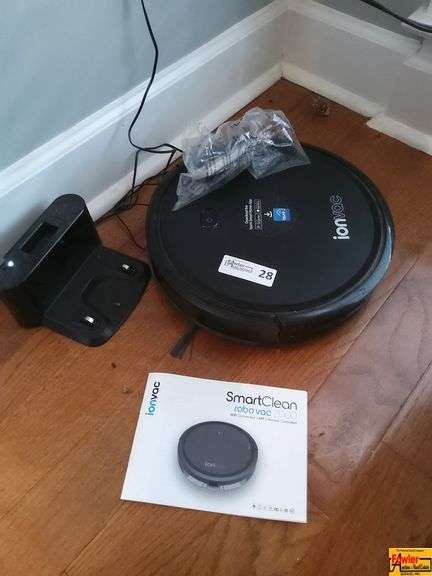 IonVac SmartClean RoboVac 2000 with Remote and Accessories image
