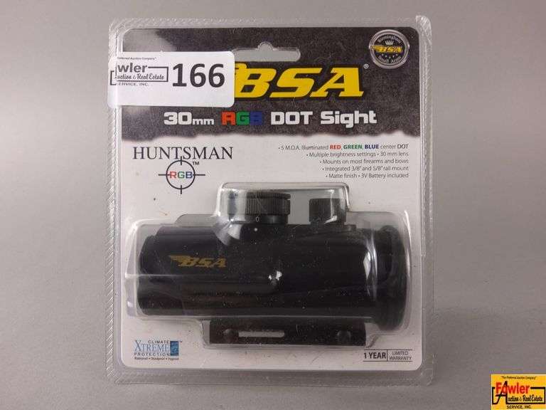 BSA 30mm Huntsman RGB Dot Sight 5 MOA image