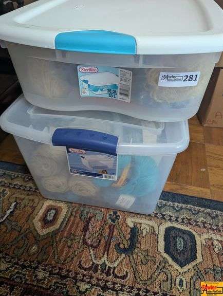 2 Crates of Yarn image