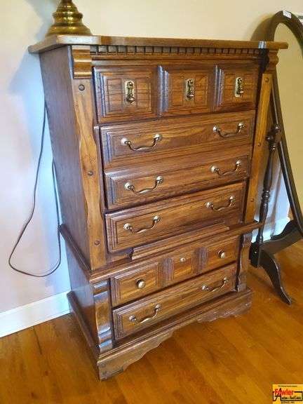 Wood Dresser Chest of Drawers image