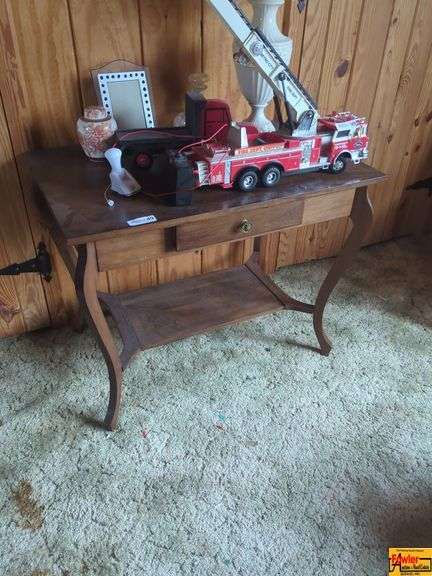 Vintage Library Table (contents on top not included) image