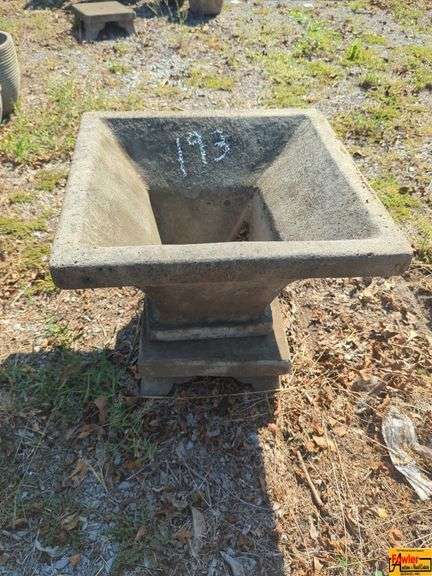 Square Concrete Garden Planter image
