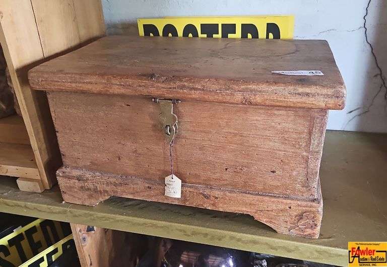 Small Wooden Storage Chest image