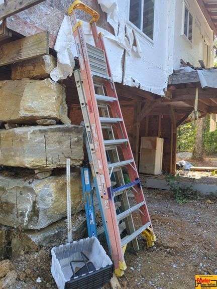 Step Ladder, 16' Extension Ladder & Podium Ladder image