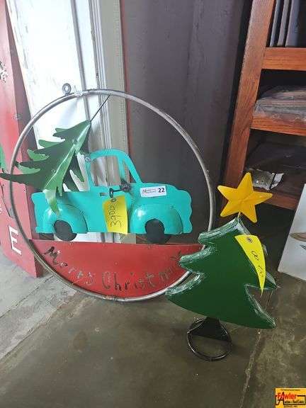 Metal Christmas Decor Set image