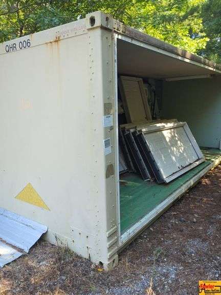 Shipping Container With Doors & Trim image