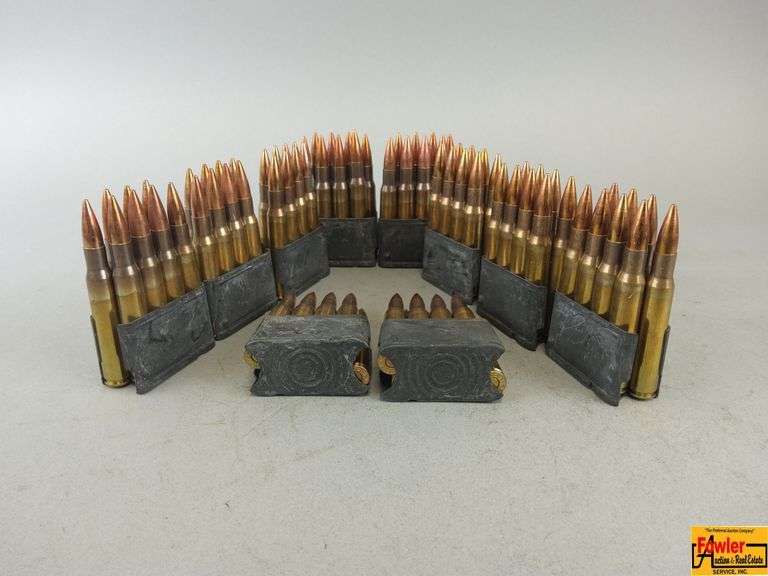 10 Clips of 8 Rds of 30 Cal (03-06) M1 Grande ammo image