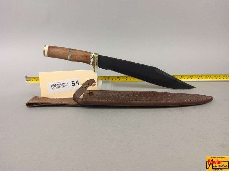 Handmade Bowie Knife with Sheath image