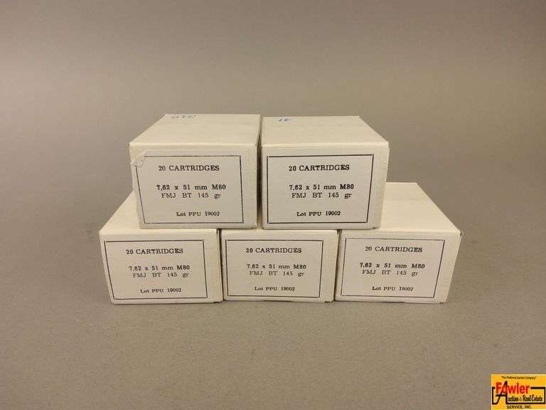 5 Boxes of 7.62x51 Ammo image