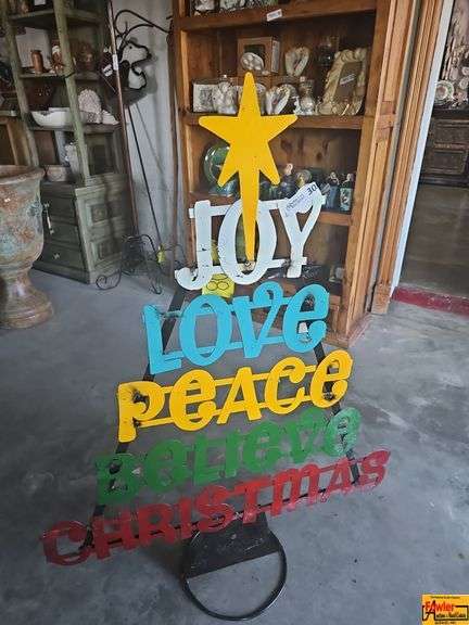 Christmas Word Art Tree image