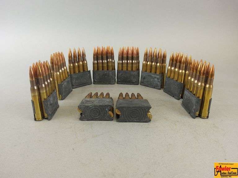 10 Clips of 8 Rds of 30 Cal (03-06) M1 Grande ammo image