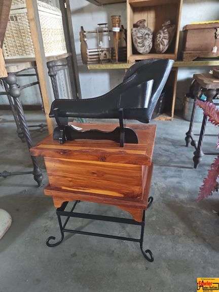 Cedar Storage Box and Leather Holster image