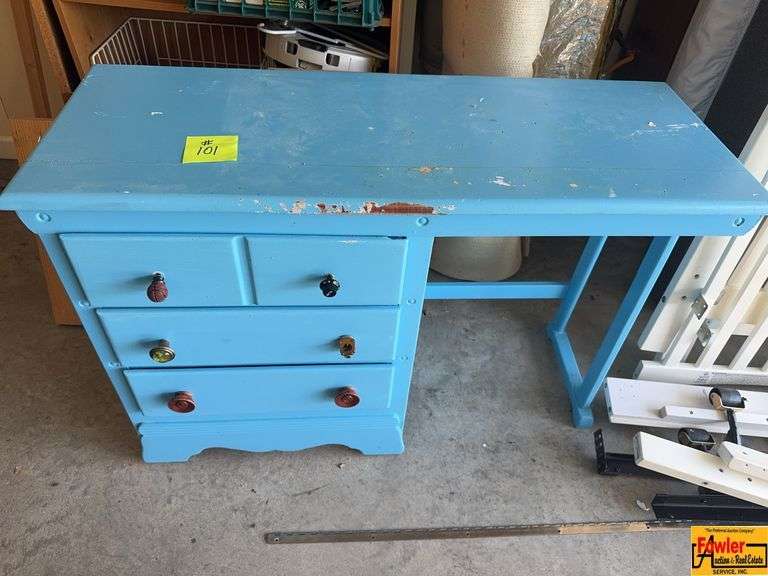 Student Desk, Bookshelf With Contents image