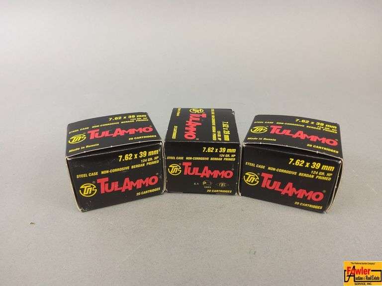 3 Boxes of 7.62x39 TulAmmo image